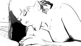 Cartoon Nympho Delivers Wild Handjob in Petite Asian Anime Scene