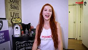 interviewing and slapping natasha fiore's juicy pussy lips