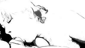 Cartoon Nympho Delivers Wild Handjob in Petite Asian Anime Scene