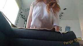 Grub seks sa krupnom riđokosom najboljom drugaricom na žurci