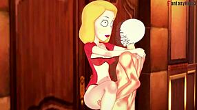 Beth smith has hard sex in rick and morty step 2