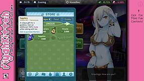 Ms High and Mighty dominates HuniePop female walkthrough 20