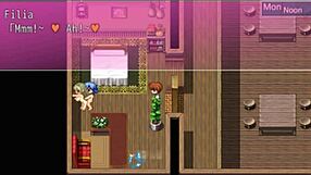 In NTRPG 2, obedient Filia submits to the game