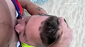 Public cruising at Barcelona gay beach 😏