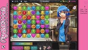 Ms High and Mighty dominates HuniePop female walkthrough 20