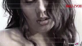 What’s Up with Saggy Tits Teen Melissa Black in Gangbang BTS?