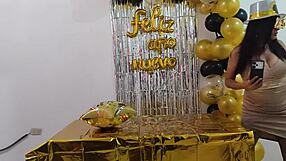 hot busty executive with shaved pussy fantasizes about sex