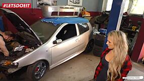 German cheating wife bent over and fucked doggystyle hard.