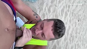 Public cruising at Barcelona gay beach 😏