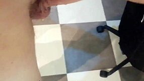 Submissive Asian's Face Destroyed in Handcuffed Deepthroat!