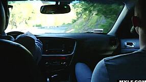 busty milf riding a young stud hard, damn!