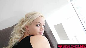 Blonde Getting What She Wants With Monster Cock Deepthroat And Pussy Play