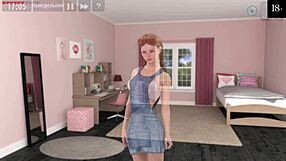 Mamma Troia Prende Cazzo Mostro in Azione Selvaggia Gioco Anime, Girl House Parte 5!