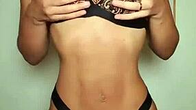 i'm posing in lingerie with my big tits