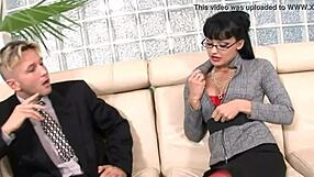 Office Anal Sex With Secretary Creampie