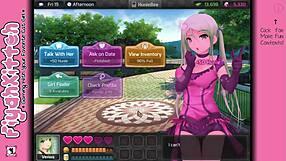 Ms High and Mighty dominates HuniePop female walkthrough 20