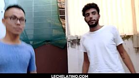 big dick latinos in hot gay threesome