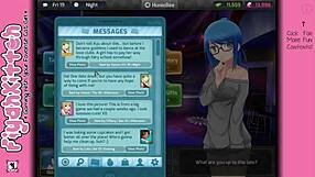 Ms High and Mighty dominates HuniePop female walkthrough 20
