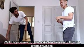 big dick latinos in hot gay threesome