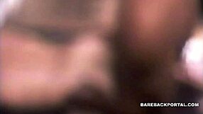 Amateur interracial bareback fucking gay with intense action and cumshot