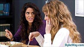 teachers having a chat in the lounge