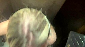 Blonde Hottie Gets So Excited in the Party!