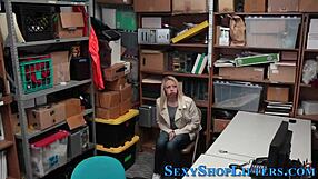 Blonde Teen Thief Facial