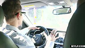 busty milf riding a young stud hard, damn!