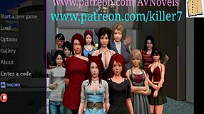 Amateur game with my new family ends up in erotic experience