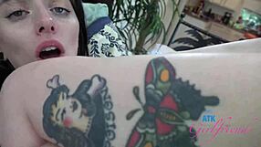 Damn, cute kitty cam rides your cock pov with a wet footjob!