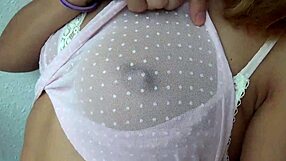 camilla moon's big nipples poking through pink underwear... so close up! 😍