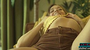 perfect ass petite pornstar katie kush strips for playboy