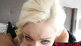 Blonde Getting What She Wants With Monster Cock Deepthroat And Pussy Play