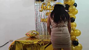 hot busty executive with shaved pussy fantasizes about sex