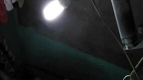 Big boobs young mom showering