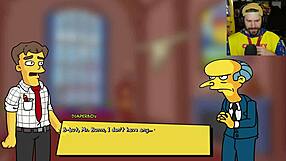 the simpsons parody game in burns mansion you never played.