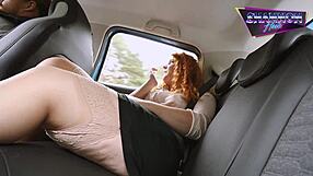 Uber Driver Catches Shannon Huxley Squirting in Public