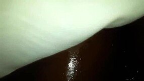 Ebony Wife Performs Blowjob, Pussy Play, and Interracial Sex with Monster Cock Under Maledom Control.