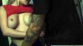 Light skin teen 18+ with curly hair fingering to cum