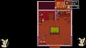 hentai game daily life of my countryside -español- parte 8 se atora y su culo sobre sale y escena lesbica