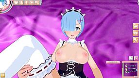 【re zero rem】male take pov 3dhentai anime game koikatsu video
