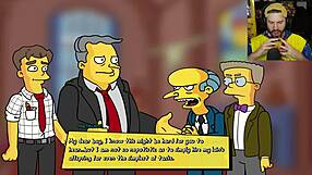 the simpsons parody game in burns mansion you never played.