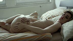 Czech Babe Masturbates Her Tight Vagina on Bed