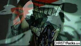 christy mack plays with her ass and pussy