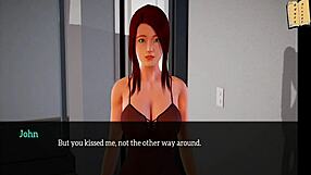 in my new family 215, the brunette milf chats with the redhead