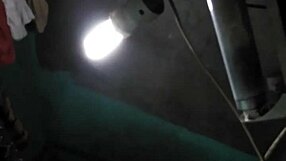 Big boobs young mom showering