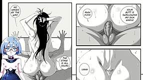 Girls night out turns into futanari hentai action in this anime cartoon?