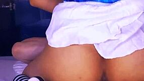 The college girl enjoys passion in the jacuzzi with her lover