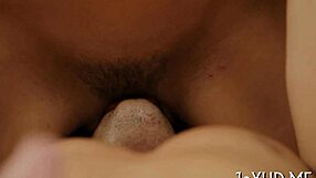 Teenie Learns To Engulf Cock With Tight Pussy