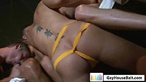 Gay Group Orgy With Blowjobs And Facials